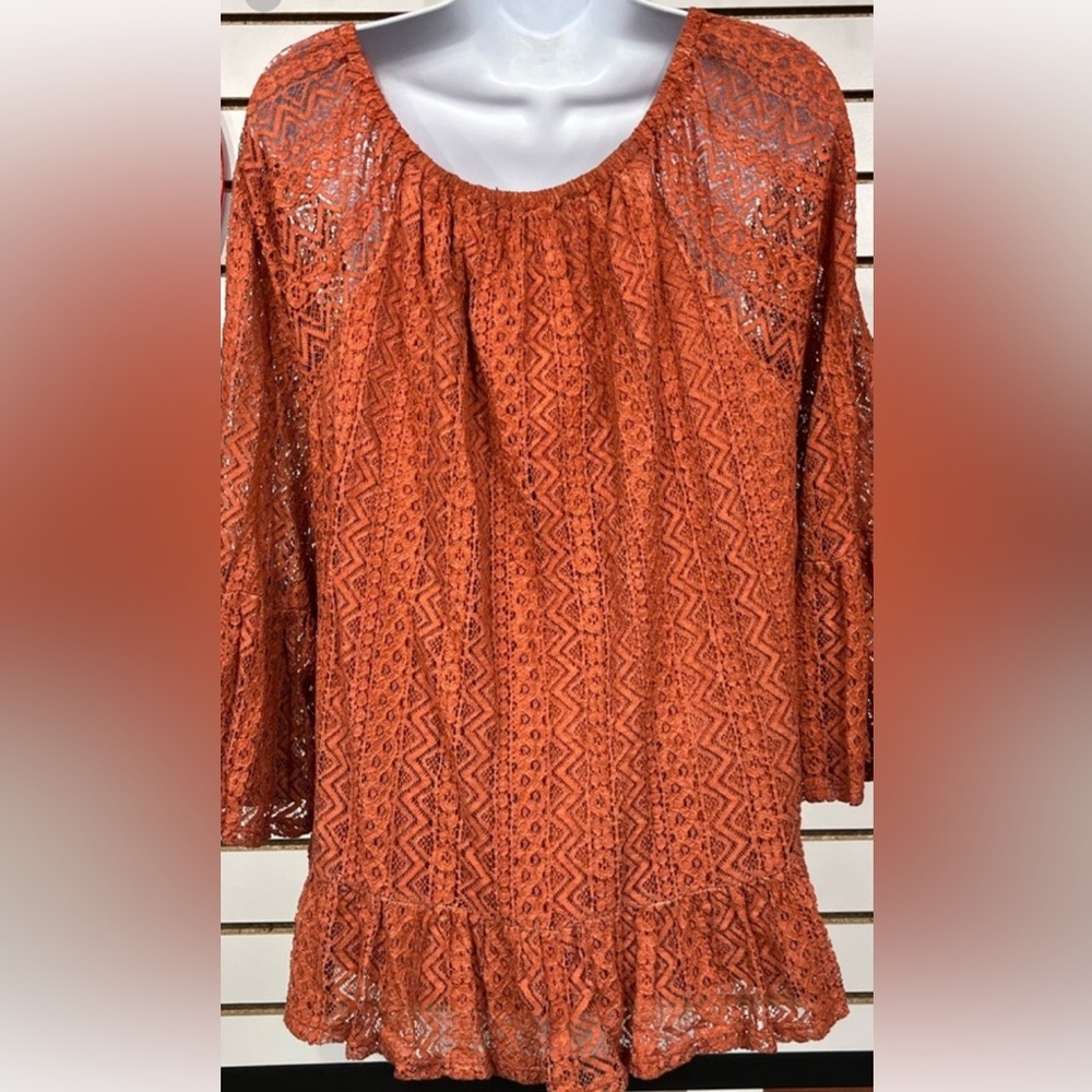 Cupio EUC Lace Blouse XL - Picture 2 of 5